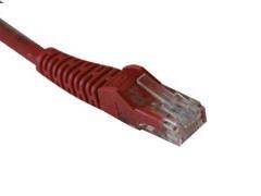 TRIPP LITE 50FT/CAT5 350MHZ SNAGLESS RJ45 RED 50