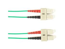 BLACK BOX CORP SM FO PATCH CABLE DUPLX, PLENUM, GN, SCSC