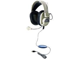 VCOM HAMILTONBUHL DELUXE USB HEADSET WITH GOOSENECK MICROPHONE