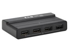 TRIPPLITE 2X4 USB PERIPHERAL SHARING SWITCH USB 3.2 GEN 1 5 GBPS 2 USB-C HOSTS 4 USB-A HUB PORTS
