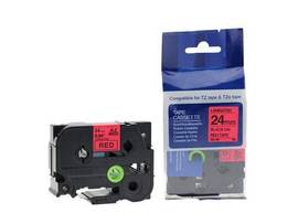BROTHER TZE-451 COMPATIBLE PREMIUM TAPE BLACK / RED 24MM