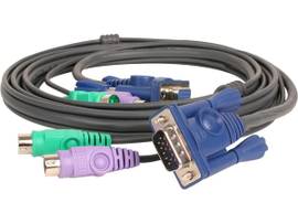 IOGEAR CBL VM 3-IN-1 6 FT PS/2 VGA