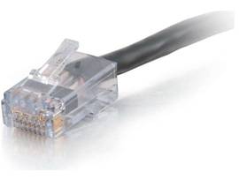 C2G QS 1FT CAT6 NON BOOTED CMP BLK
