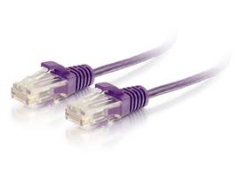 C2G SLIM 1FT CAT6 CABLE - UTP - PURPLE