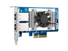QNAP DUAL-PORT 10GBASE-T 10GB NETWORK EXPANSION CARD; LOW-PROFILE FORMFACTOR; PCIE GEN3 X4