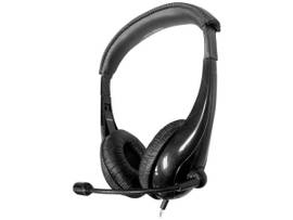 VCOM MOTIV8 TRRS CLASSROOM HEADSET WITH GOOSENECK MIC AND IN-LINE VOLUME CONTROL