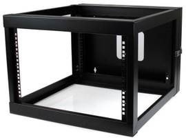 STARTECH 6U OPEN FRAME WALL MOUNT SERVER RACK - NETWORK RACK WITH 19.8INCH MOUNTING DEPTH OFFERS A HINGED DESIGN FOR EASY EQUIPMENT ACCESS - 4-POST CO