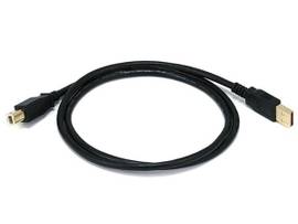 MONOPRICE USB-A TO USB-B 2.0 CABLE - 28/24AWG_ GOL