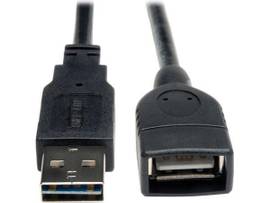 TRIPP LITE 10FT USB UNIV REVERSIBLE CBL M/F 10
