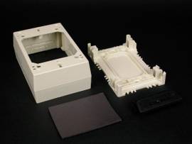 LEGRAND-WIREMOLD NM DEEP BOX W/MAG GROM