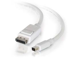 C2G 6FT MINI DISPLAYPORT TO DP CABLE WH