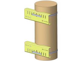 TESSCO UTILITY POLE MTG KIT