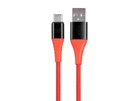 MONOPRICE USB 2.0 C TO A CHRG&KEVLAR-CBL 6FT RED