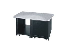 MILESTONE CNSL FURNITURE 2BAY RCK/TOPDOORSHM