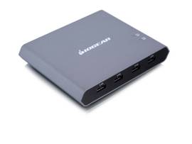 IOGEAR 2-PORT 4K USB-C DESKTOP KVM WITH USB PERIPHERAL AND PASS THROUGH PD