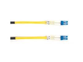 OS2 9/125 Singlemode Fiber Optic Patch Cable OFNR PVC LCLC YL 15M