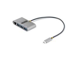 3-PORT USB-C HUB WITH ETHERNET, PORTABLE