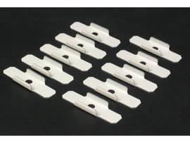 LEGRAND-WIREMOLD STL SUPPORT CLIP WHT (PKG OF 10)