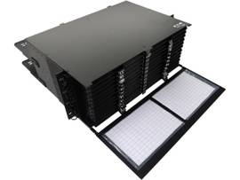 TRIPPLITE PANEL FIBER SPLICE ENCLOSURE 24 CASSETTE