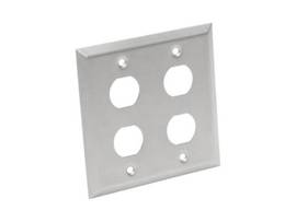 TRIPP LITE RJ45 BULKHEAD WALL PLATE 4 CUTOUTS