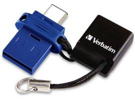 STORE N GO DUAL USB 32GB FLASH DRIVE BL