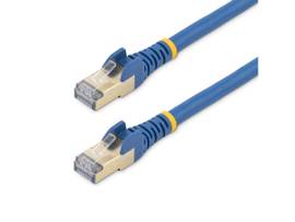 9 FT CAT6A ETHERNET CABLE - STP BLUE