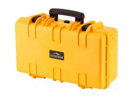 MONOPRICE PURE OUTDOOR BY MONOPRICE WEATHERPROOF HARD CASE WITH CUSTOMIZABLE FOAM_ 22 X 14 X 8 IN_ YELLOW