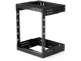 STARTECH 2-POST 12U OPEN FRAME NETWORK RACK WITH ADJUSTABLE DEPTH (12-20IN) - DURABLE HEAVY-DUTY 19" DATA SERVER RACK - EFFICIENT FLAT PACK SHIPPING A