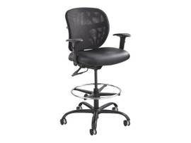 SAFCO VUE EXT HGHT EXT WGHT BL VYNL