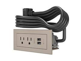 LEGRAND-WIREMOLD RADIANT FPC 2OL 2USB NK