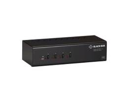 BLACK BOX CORP 4 PORT, DUAL HEAD, DP1.2, USB3, AUDIO KVM SWITCH, EDID