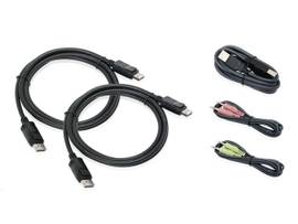 IOGEAR  INC.4K DUAL VIEW DP KVM CBL KIT-TAA
