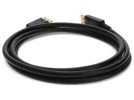 ADD-ONDISPLAYPORT6F 6.0FT DP M/M BLACK CABLE