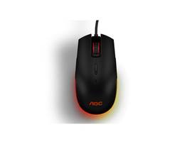 AOC FULLY CUSTOMIZABLE MOUSE 5000 DPI AND 100 IPS TRACKING SPEED.