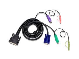 CABLE 15FT DB25M--HDCABLE 15M/MINIDIN6M