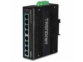 TRENDNET 8-PORT INDUSTRIAL GIGABIT POE+ DIN-RAIL SWITCH (24 - 56V)