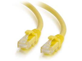 C2G 15FT CAT6 SNAGLESS PATCH CBL YELLOW