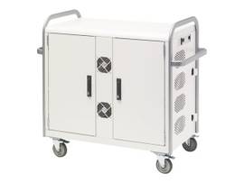 BRETFORD 32 LAPTOP/NETWORK READY CART W/BACK DOOR