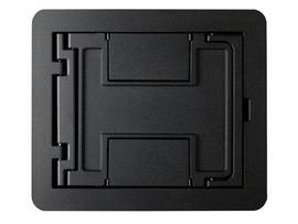 LEGRAND-WIREMOLD FLRPORT FLANGE W/INSERT BLK