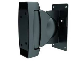 MONOPRICE ADJUSTABLE 22 LB. CAPACITY SPEAKER WALL MOUNT BRACKETS (PAIR) BLACK