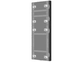 LEGRAND-CHIEF UNILUMINS U-PANEL-S 3 HIGH SIDE COVER