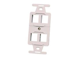 LEGRAND-ORTRONICS 106 FRAME,KEYSTONE,4 HOLE FOG WHITE