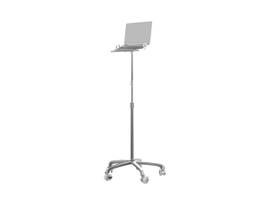 CTA HEAVY-DUTY ROLLING FLOOR STAND WITH LAPTOP MOUNT