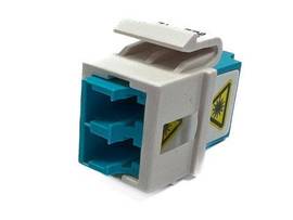 LEGRAND-ORTRONICS KEYSTONE,LC,DX,OM3,AQUA ADPT, FOG-WH