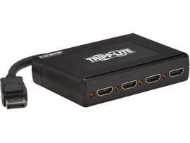 TRIPPLITE DISPLAYPORT TO HDMI MULTI-MONITOR SPLITTER, MST HUB 4-PORT 4K60HZ