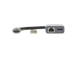 TRIPPLITE HDMI OVER CAT6 EXTENDER KIT PIGTAIL TRANSMITTER/RECEIVER 1-PORT 4K60HZ