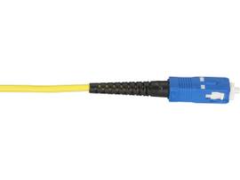 OS2 9/125 Singlemode Fiber Optic Patch Cable - OFNR PVC, SC to SC, Yellow, 30-m