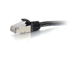 C2G 20FT CAT6 SNAGLESS STP CABLE-BLK