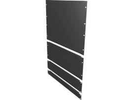 VERTIV 19IN SHEET METAL AIRFLOW BLANKING PANEL KIT (1U, 2U, 4U, 8U) BLACK (QTY. 1 EA. SIZE)