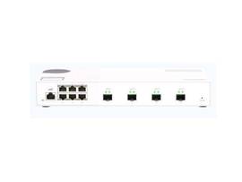 QNAP QSW-M408S 6-PORT LAYER 2 MANAGED SWITCH. 6 X 2.5GBE (1G/100M) PORTS AND 4 X 10G SFP+ PORTS. EASY MANAGEMENT WITH WEB BROWSER.